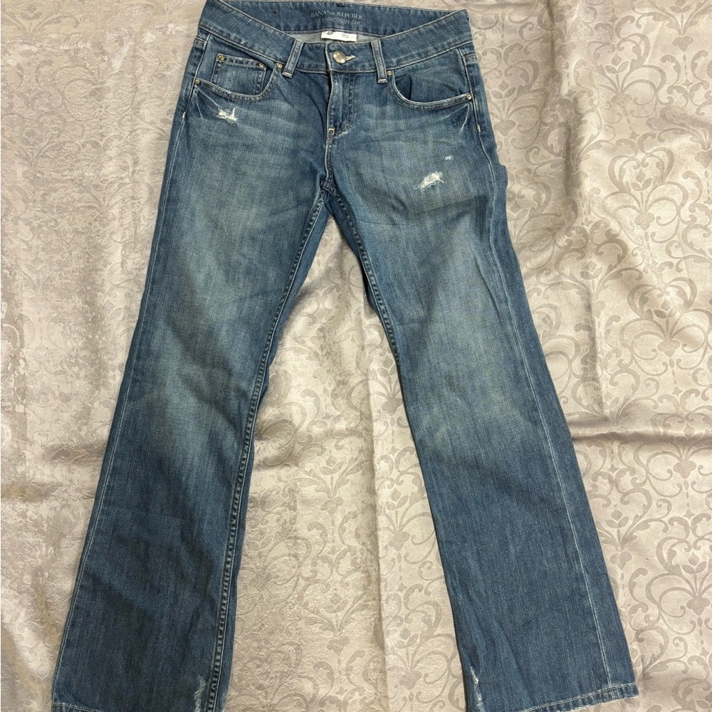 Banana Republic Blue Straight Leg Jeans